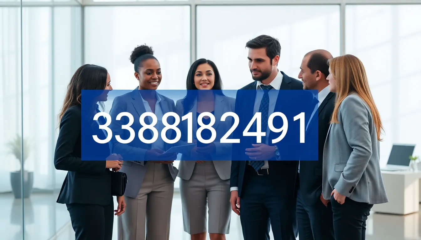 diverse professionals discussing data in a modern office.